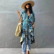 Polyester Ladies Sun Protection Resort Beach Dress Cover Up