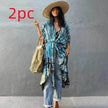 Polyester Ladies Sun Protection Resort Beach Dress Cover Up