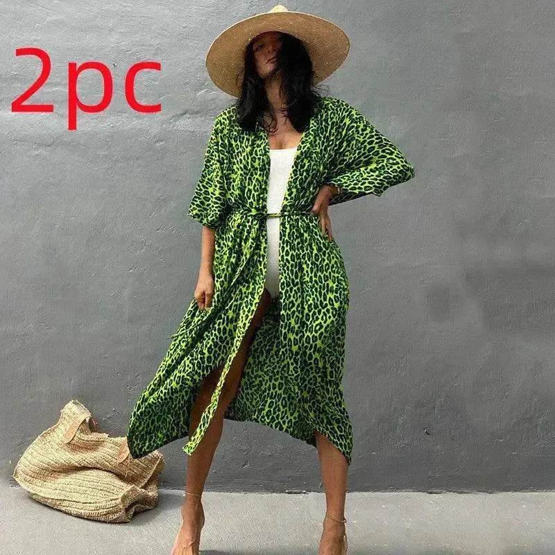 Polyester Ladies Sun Protection Resort Beach Dress Cover Up