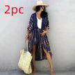 Polyester Ladies Sun Protection Resort Beach Dress Cover Up