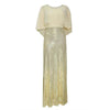 Polyester Stitching Chiffon Bat Sleeve Dress