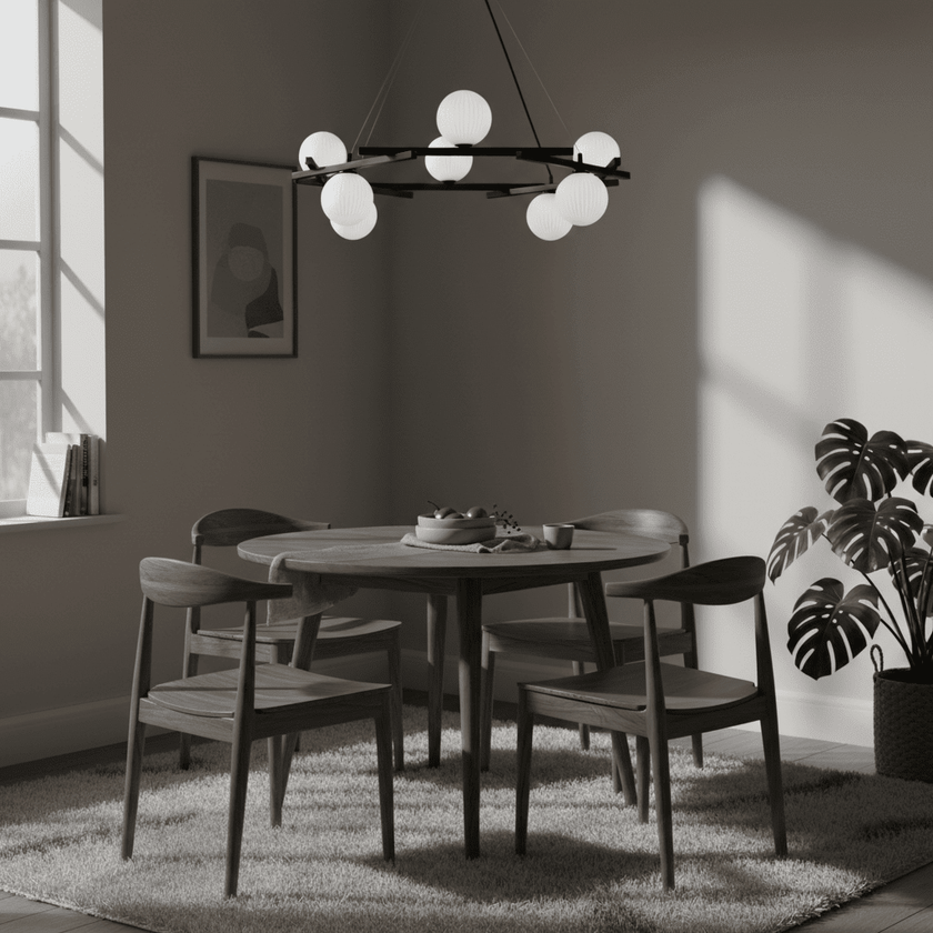 Polygon Prism Iron Chandelier