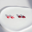Pomegranate Seed Stud Earrings