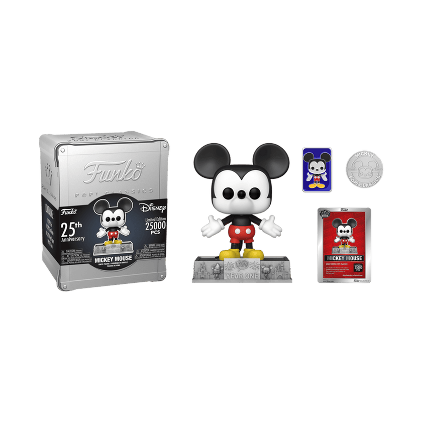 POP! Mickey Mouse Funko 25th Anniversary Tin