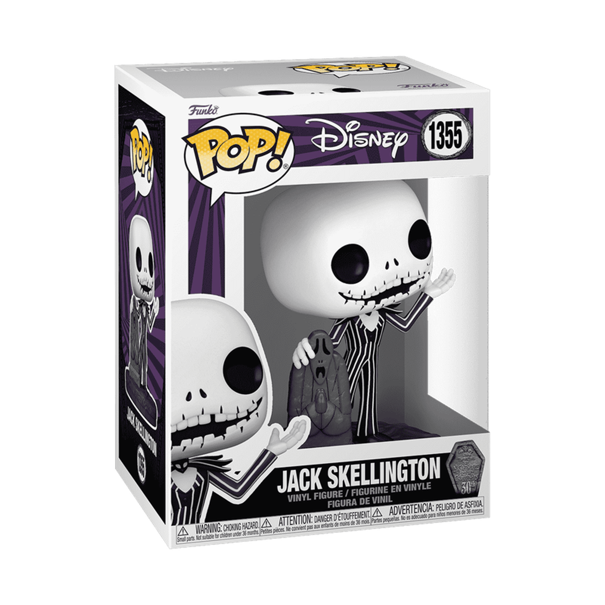 POP! Nightmare Before Christmas 30th - Jack with Gravestone