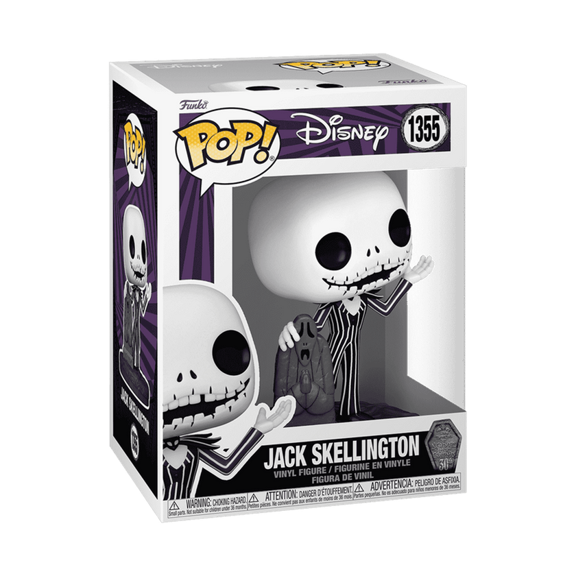 POP! Nightmare Before Christmas 30th - Jack with Gravestone