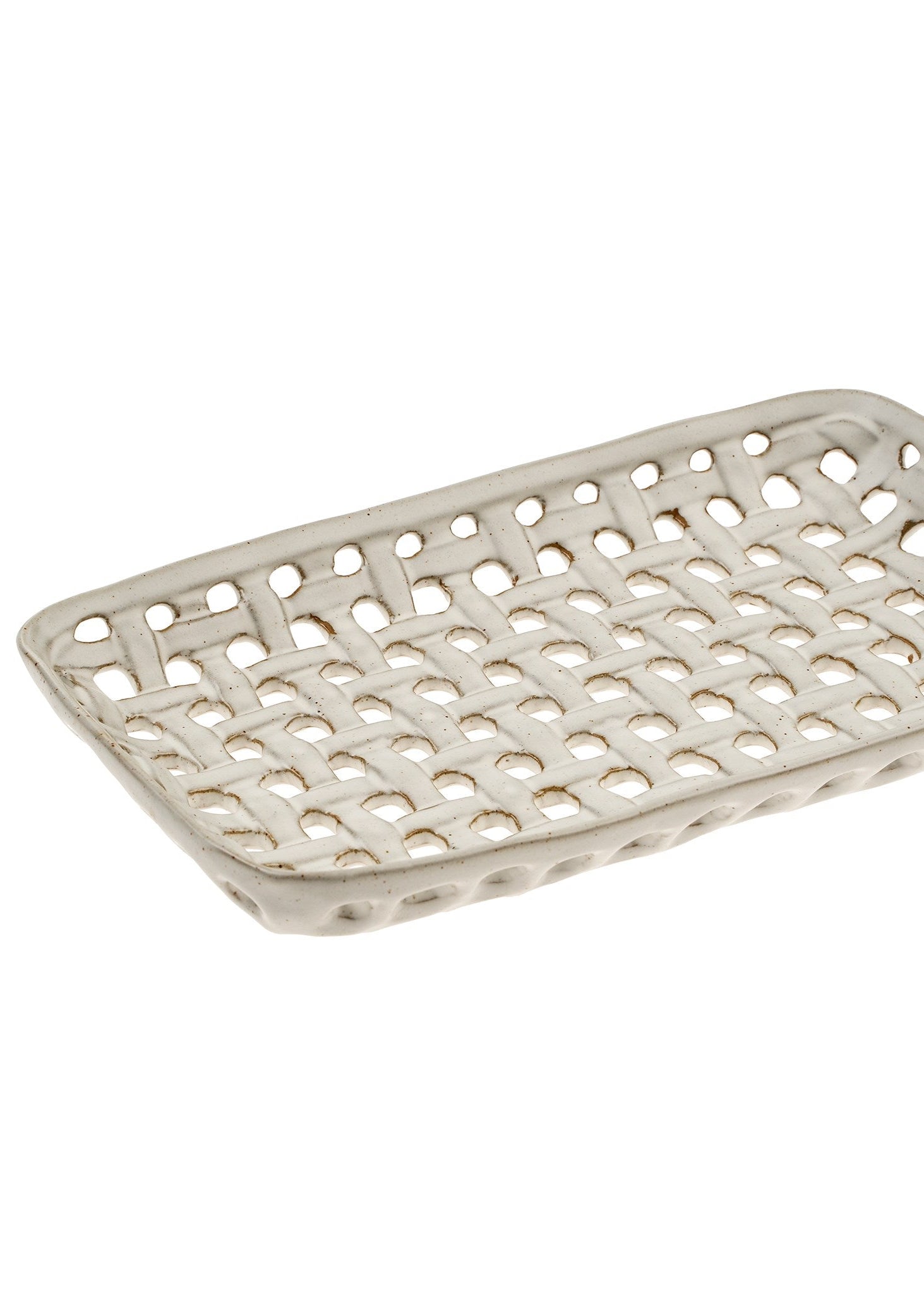 Porcelain Basket Tray