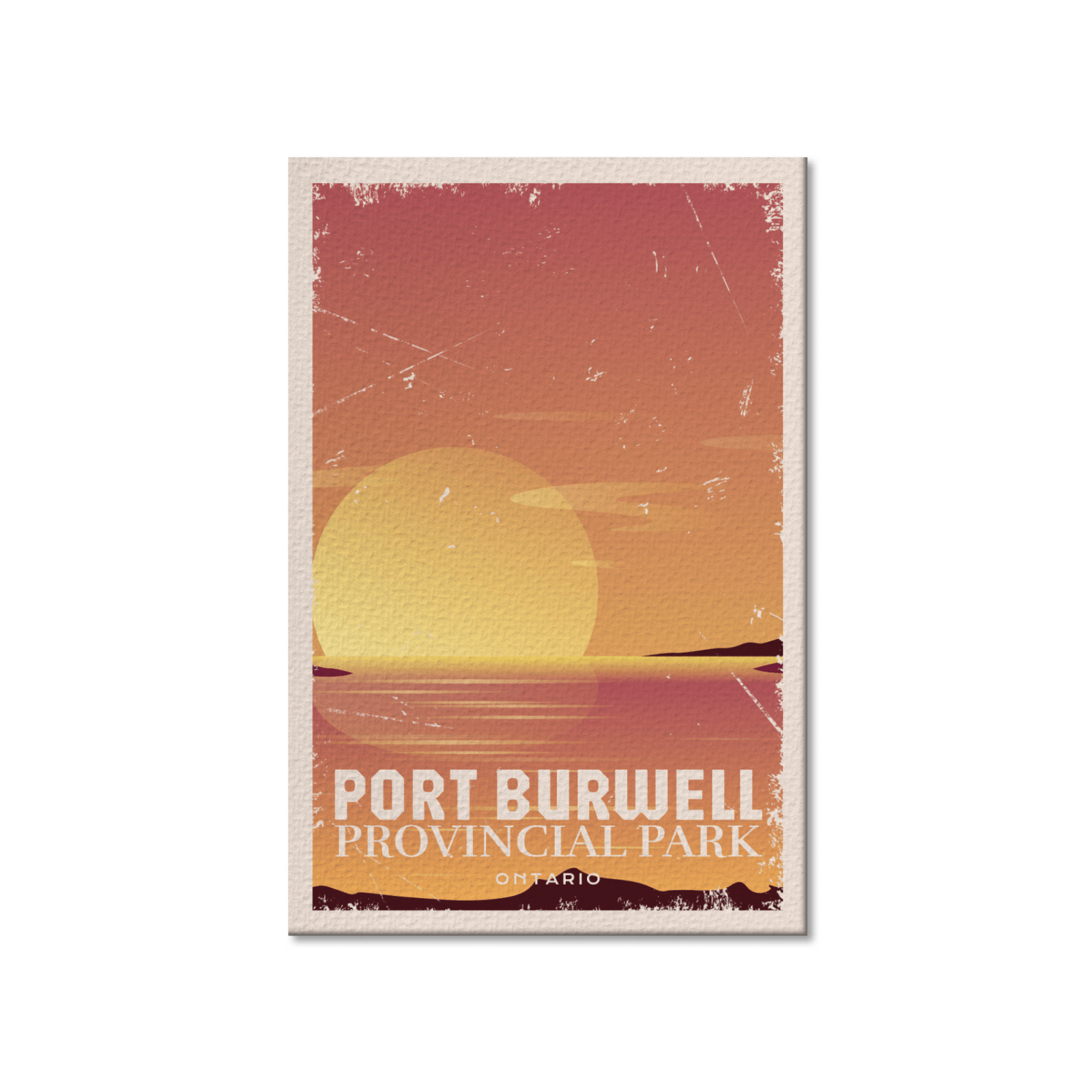 Port Burwell Ontario Provincial Park Postcard, Canada Parks