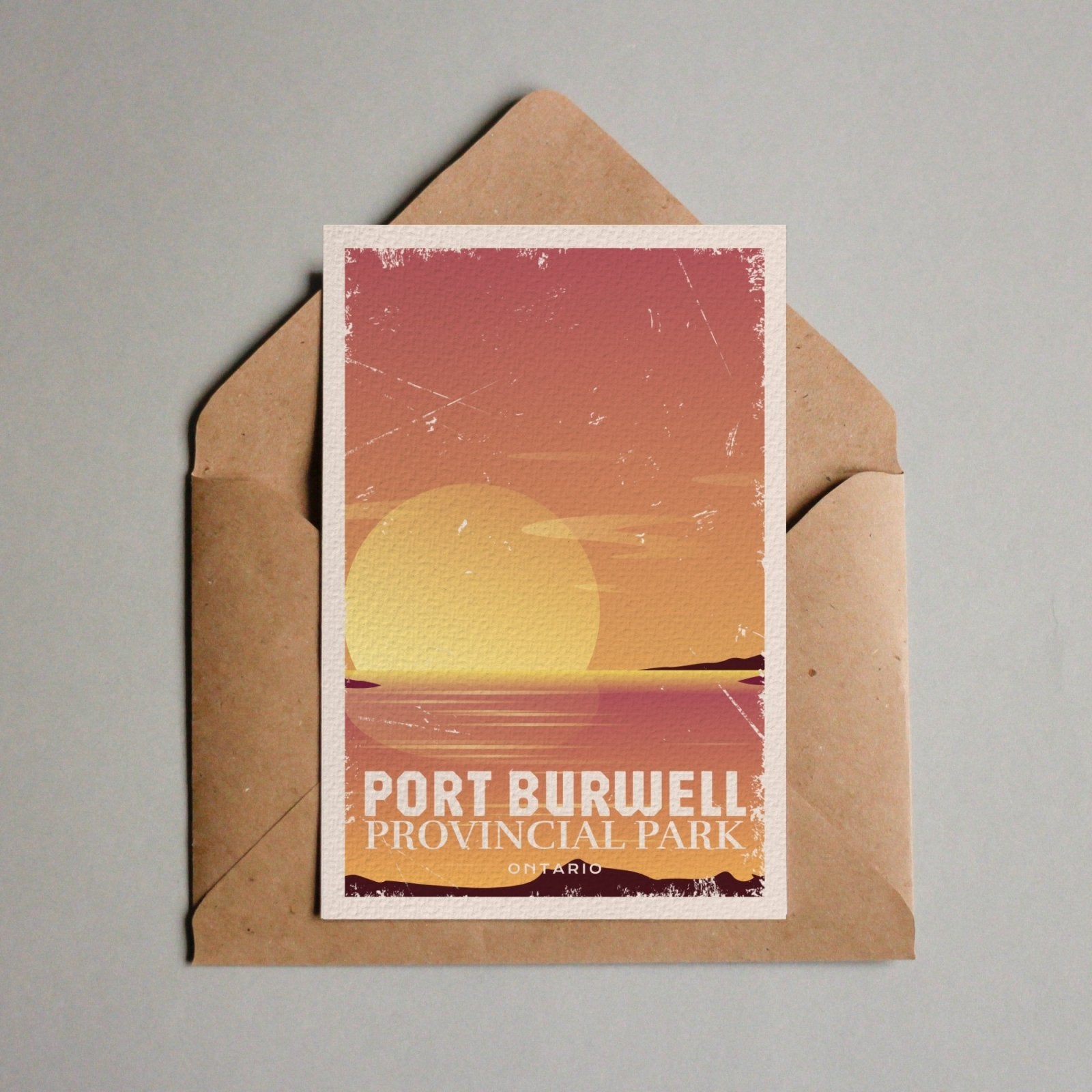 Port Burwell Ontario Provincial Park Postcard, Canada Parks