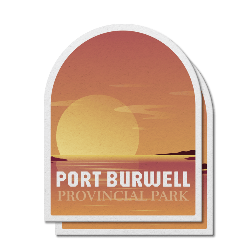 Port Burwell Ontario Provincial Park Waterproof Vinyl Sticker, Canada Parks