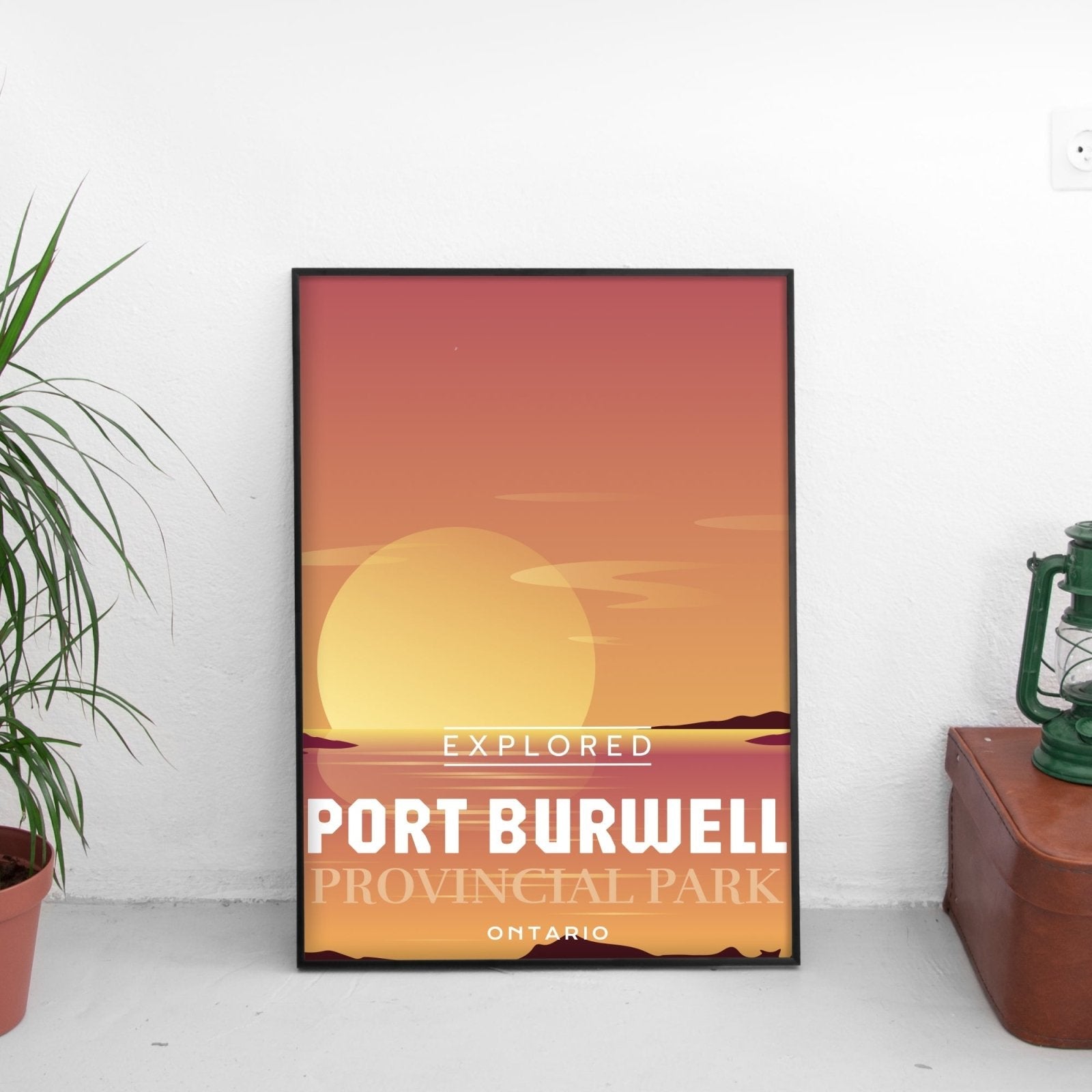Port Burwell Provincial Park 'Explored' Poster, Canada Parks