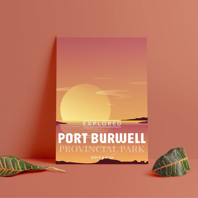 Port Burwell Provincial Park 'Explored' Poster, Canada Parks