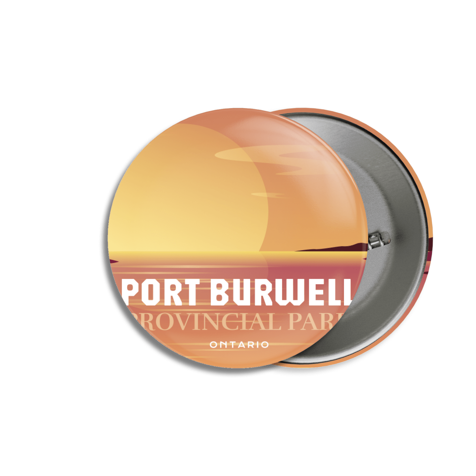 Port Burwell Provincial Park of Ontario Pinback Button, Canada Parks