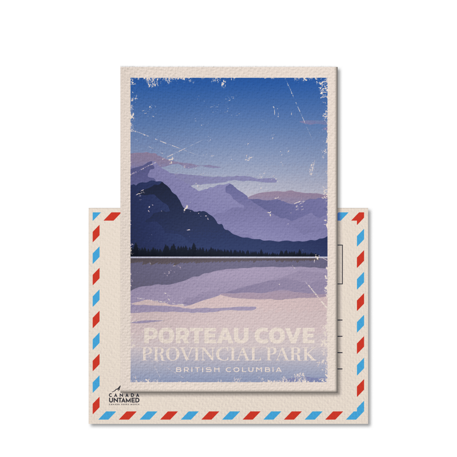 Porteau Cove British Columbia Provincial Park Postcard, Canada Parks