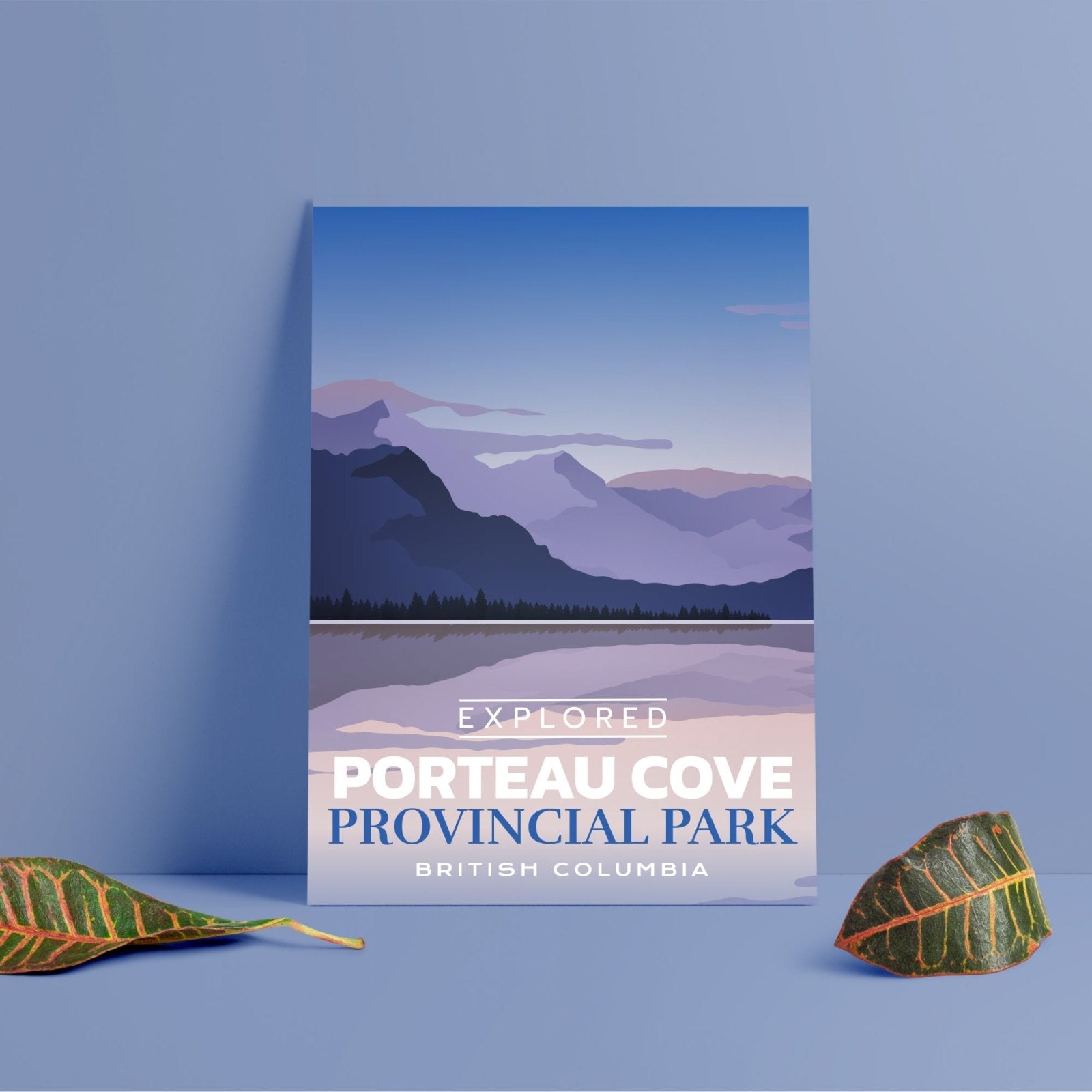 Porteau Cove Provincial Park 'Explored' Poster, Canada Parks