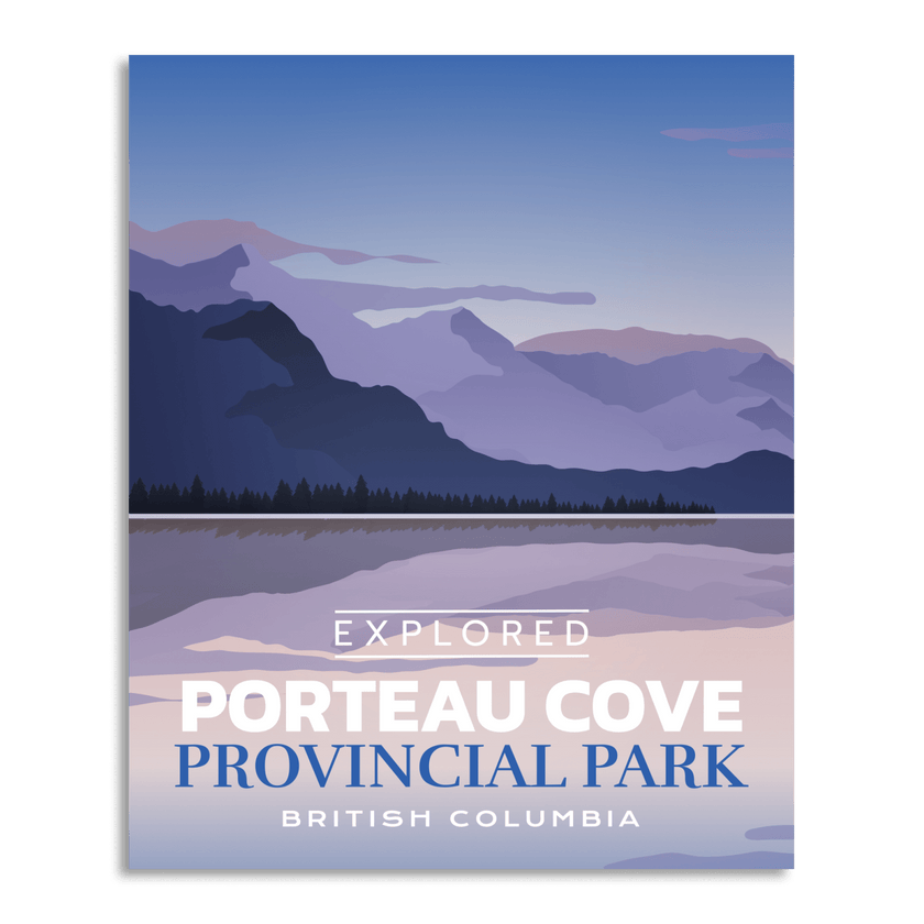 Porteau Cove Provincial Park 'Explored' Poster, Canada Parks