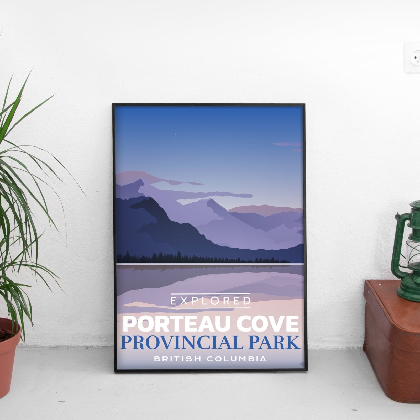 Porteau Cove Provincial Park 'Explored' Poster, Canada Parks