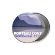 Porteau Cove Provincial Park of British Columbia Pinback Button, Canada Parks