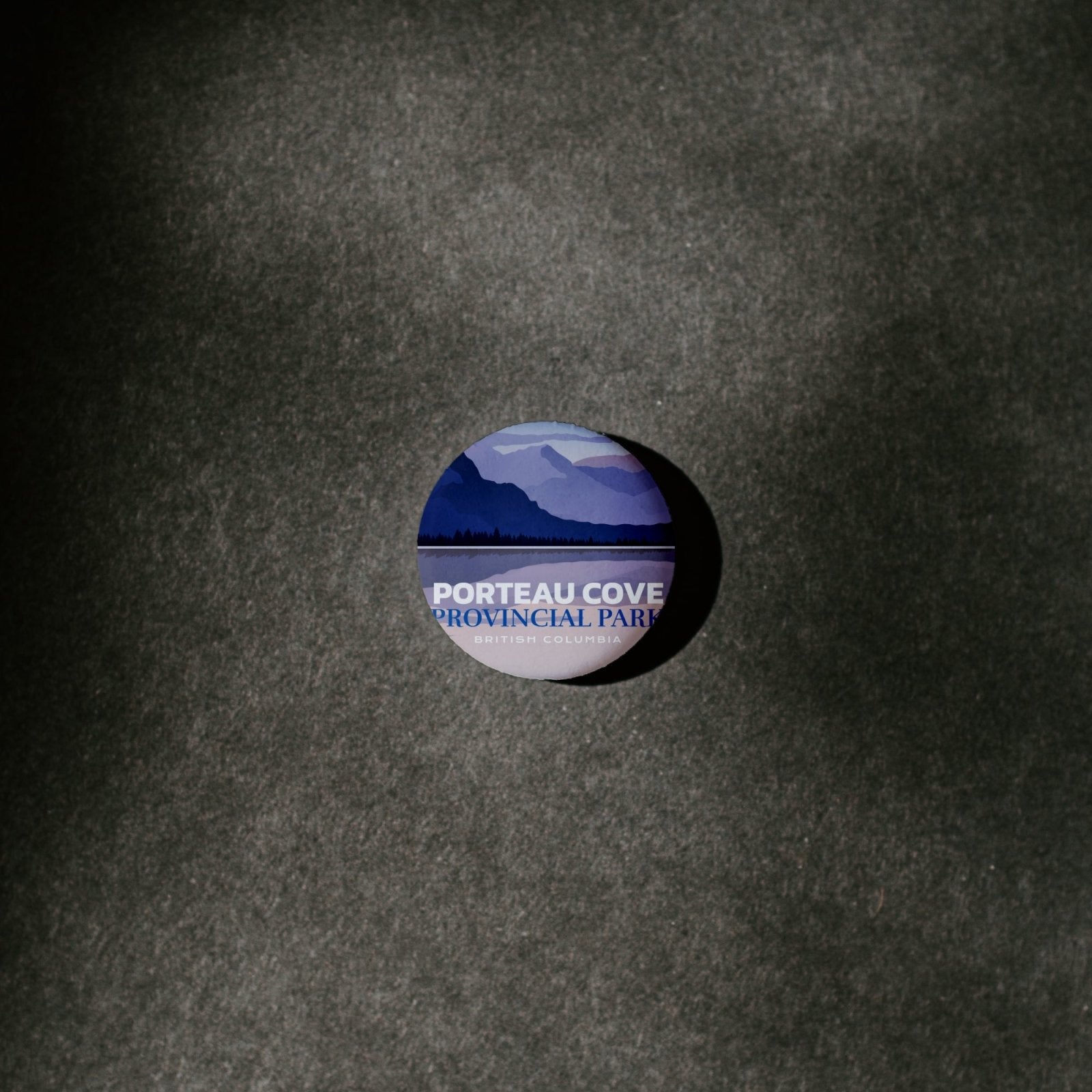 Porteau Cove Provincial Park of British Columbia Pinback Button, Canada Parks