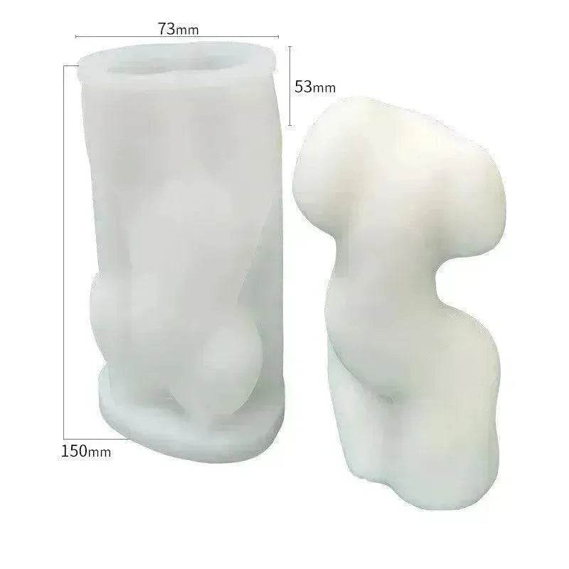 Portrait Scented Candle Silicone Mold DIY