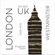 Wall art, art urbain, Londres, Big Ben