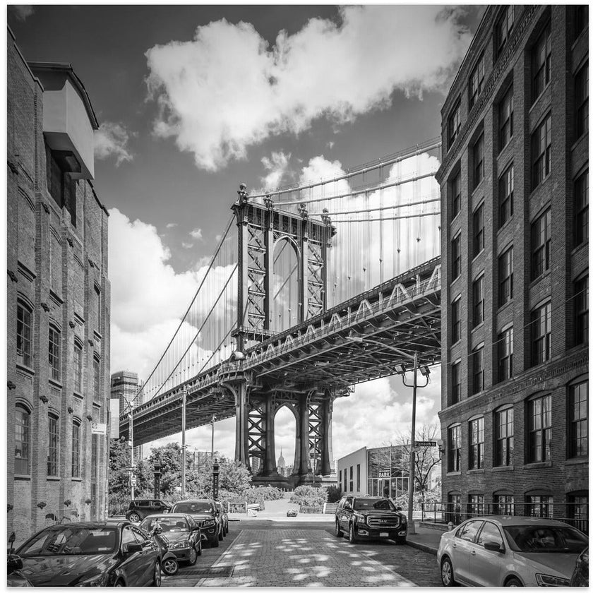 Wall art, NYC, pont de Manhattan