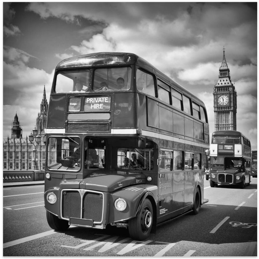 Wall art LONDON Classical Streetscene