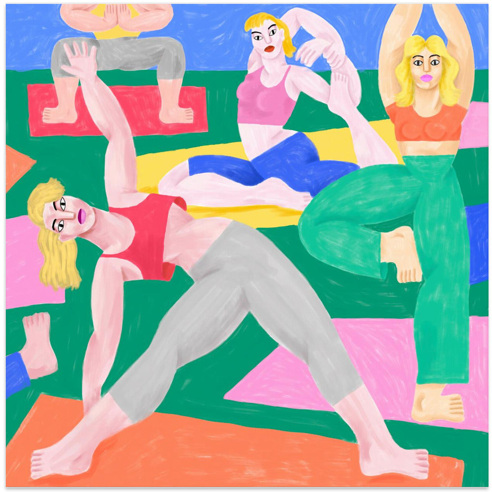 Wal Art Yoga Ga