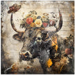 Illustration vintage d'animaux floraux pour décoration murale 09