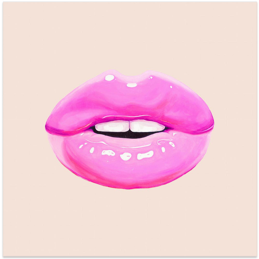Wall art Pink Lips
