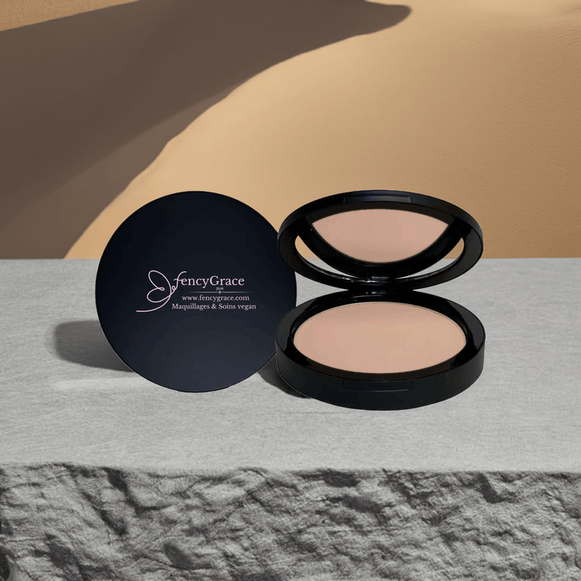 Poudre vegan FencyGrace fini velouté peau lisse teinte Jael 101