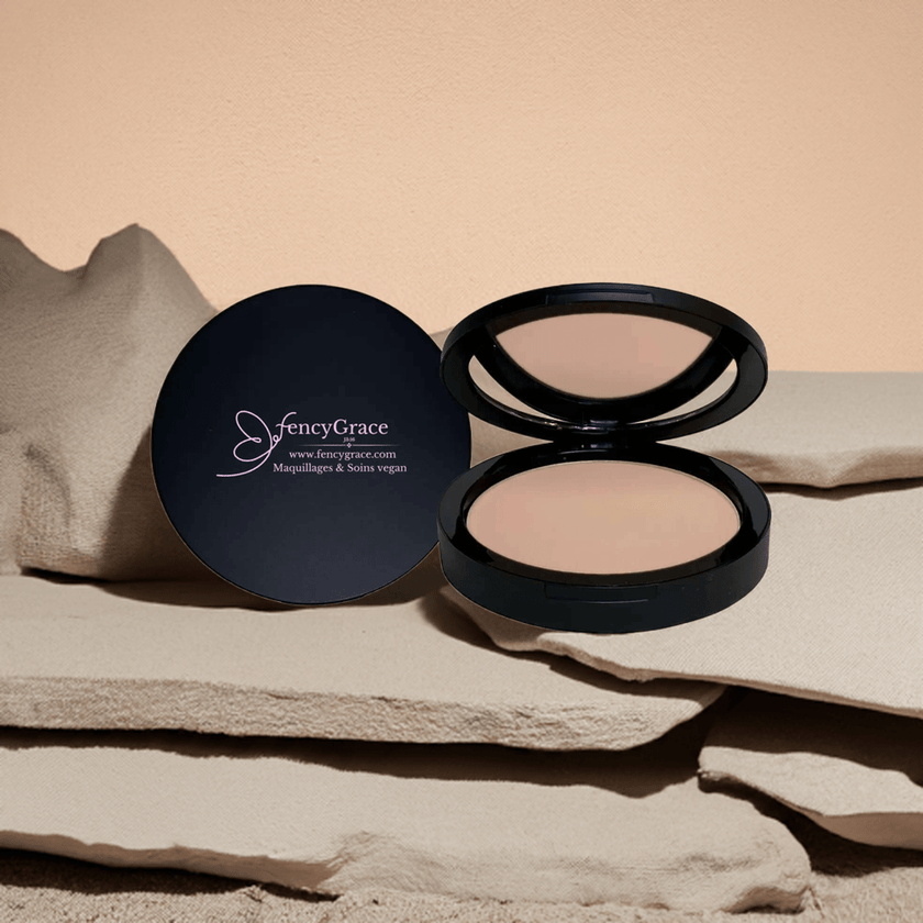 Poudre vegan FencyGrace fini velouté peau lisse teinte Jael 101