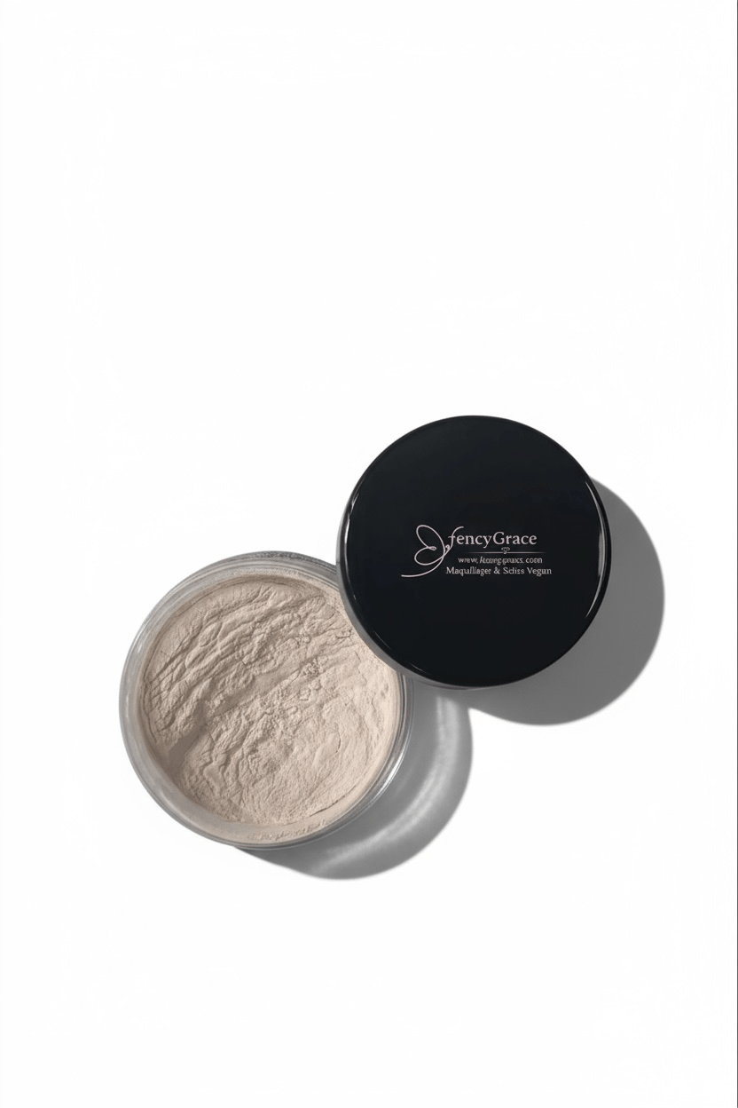 Poudre de Finition Vegan FencyGrace – Matifiante, Lissante & Longue Tenue