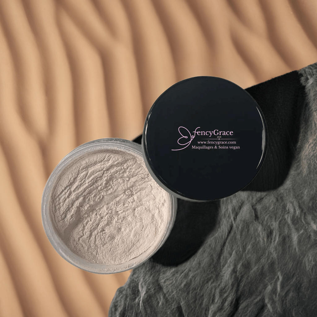 Poudre de Finition Vegan FencyGrace – Matifiante, Lissante & Longue Tenue