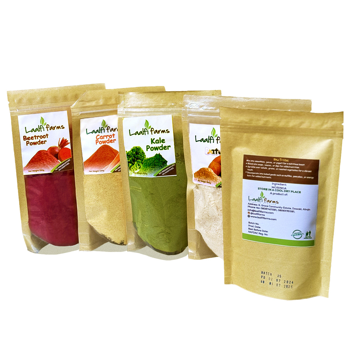 Vegetable powder 5 pack