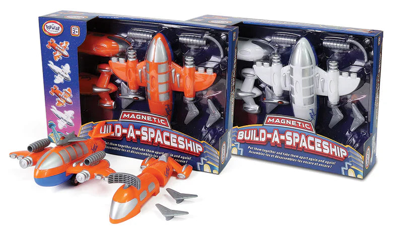 Popular Playthings - Magnetic Build - A - Spaceship (Bilingual) Assorted