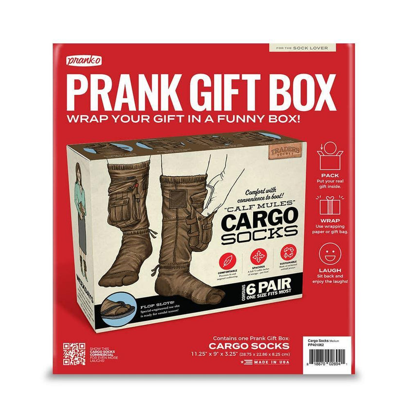 Prank-O - Prank Gift Box Cargo Socks