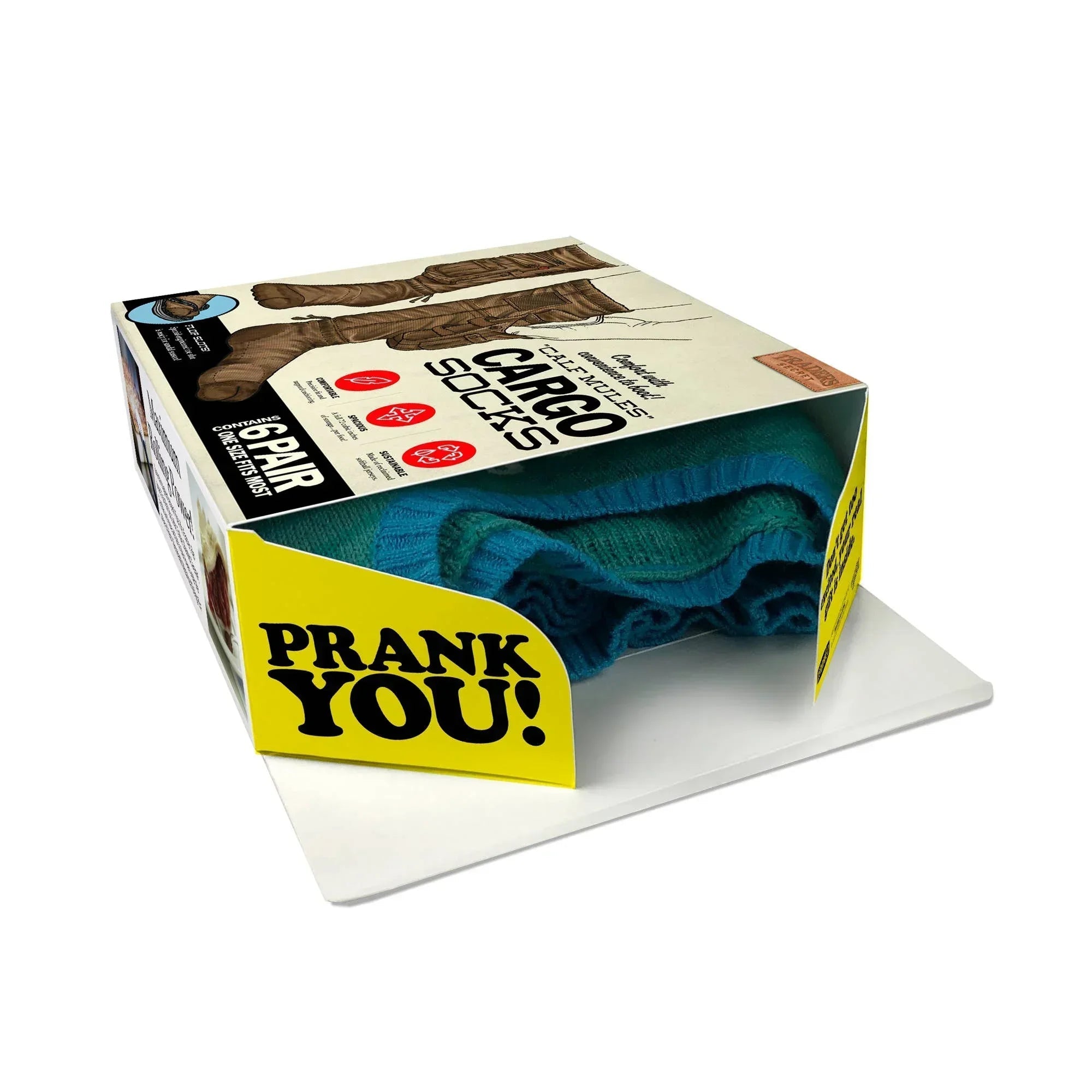 Prank-O - Prank Gift Box Cargo Socks