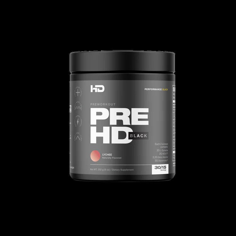 Pre HD Black Preworkout - Lychee