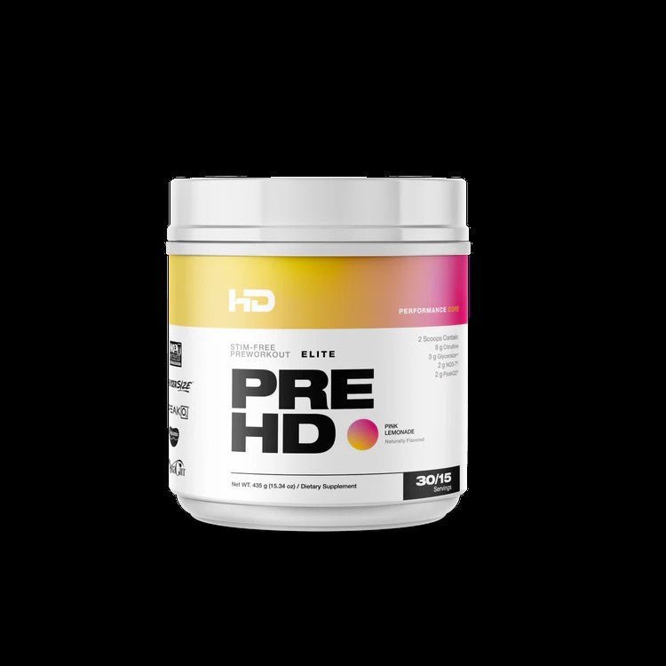 PreHD ELITE Stim-Free Preworkout - Pink Lemonade