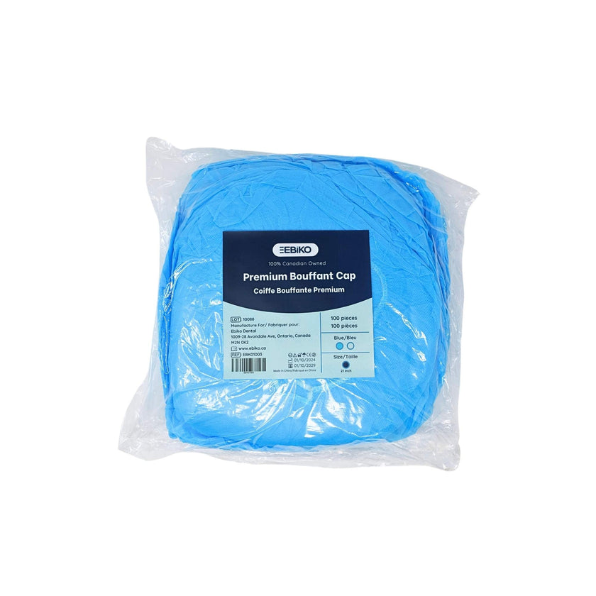 Prime Bouffant Caps Plus- 21inch - 100/pk