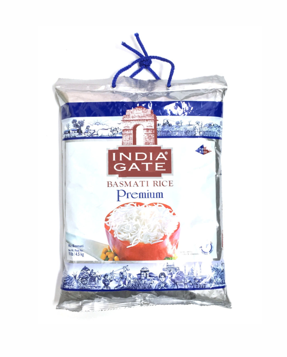 India Gate Basmati Rice Premium 10lb (4.5kg)