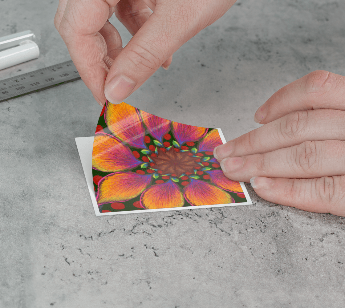 Sticker | 3 x 3 | Flower Power