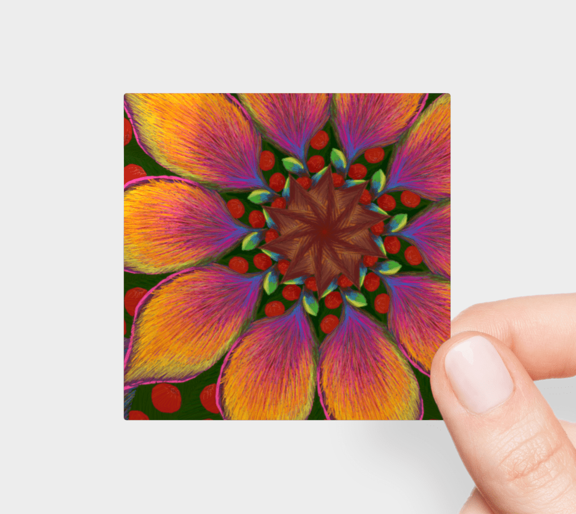 Sticker | 3 x 3 | Flower Power