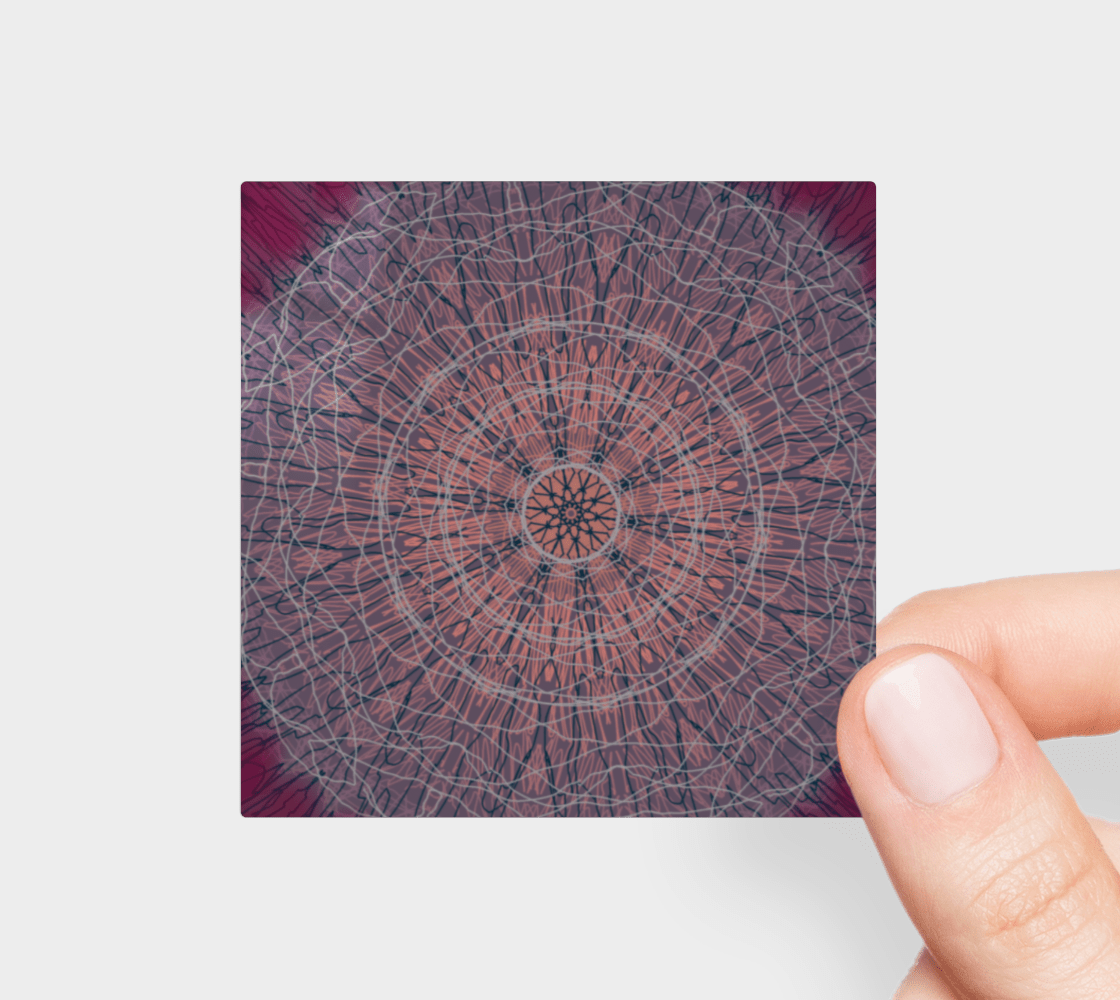 Sticker | 3 x 3 | Meditative Mandala