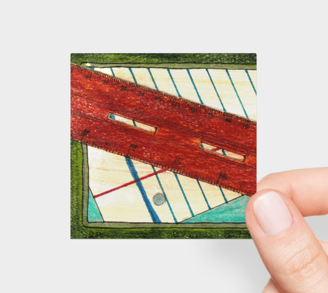 Sticker | 3 x 3 | Vintage Stationery