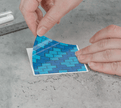Sticker | 3 x 3 | Blue Bricks