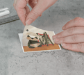 Sticker | 3 x 3 | Origami Panda