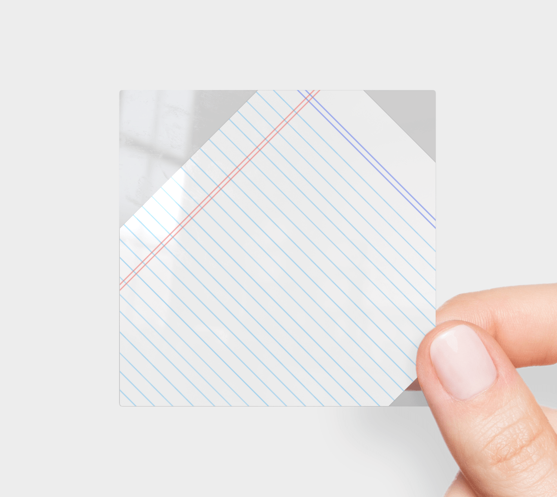Sticker | 3 x 3 | Loose Leaf Askew