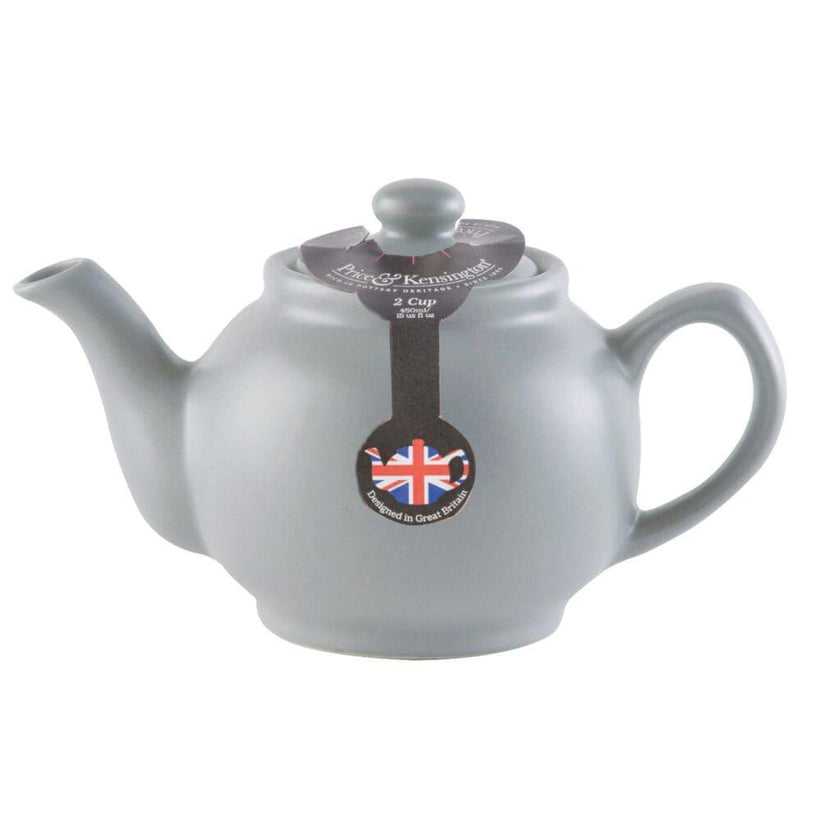 Price & Kensington - Matte Teapot 2Cup Grey 450Ml/15Oz